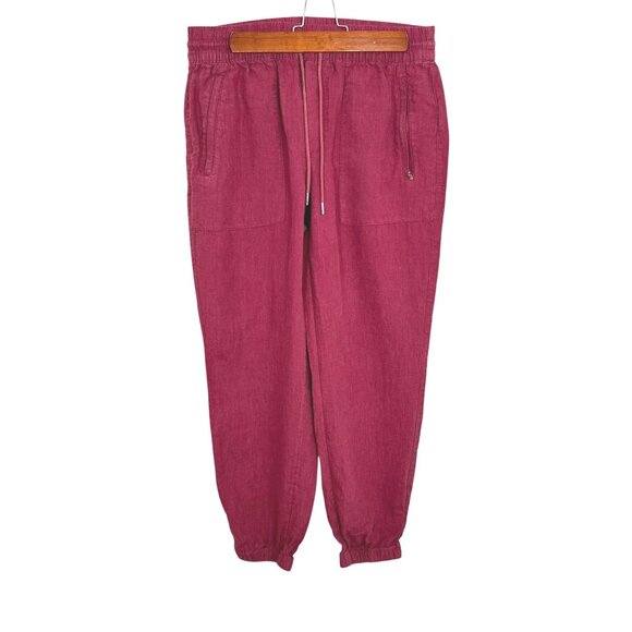 Athleta Retreat Linen Jogger| Style #531704-04 | Coffeeberry | Size 8 - Picture 1 of 9